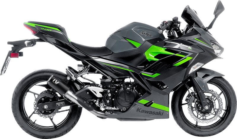 LEOVINCE LV Corsa Muffler - Black Edition KAWASAKI NINJA 400/500  2018 - 2024 15400BU  1811-4303