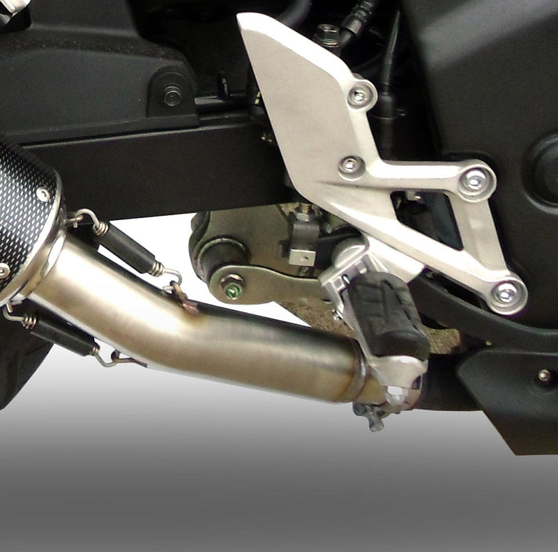 GPR Exhaust System Honda CBR250R 2010-2014, Furore Nero, Slip-on Exhaust Including Removable DB Killer and Link Pipe