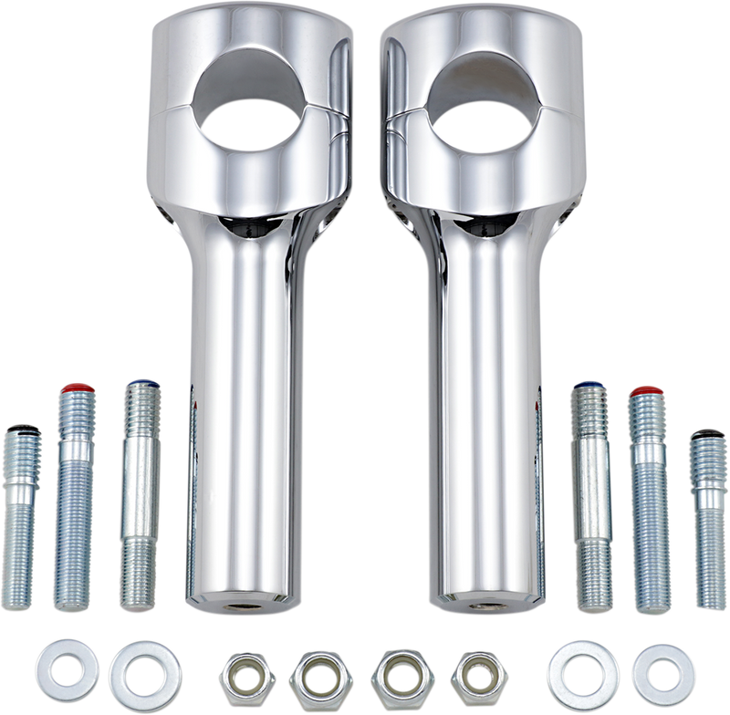 DRAG SPECIALTIES Risers - Big Buffalo - 6" - Chrome 0602-0470