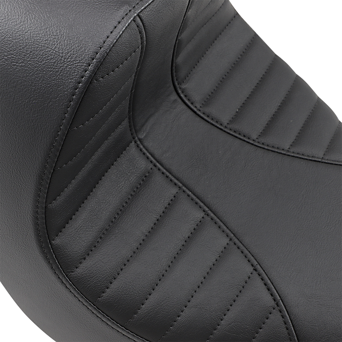 DRAG SPECIALTIES EZ-Solo Seat - Scorpion Stitch - Vinyl - FXBR/S ACT EZ-ON MOUNT STYLE 0802-1272