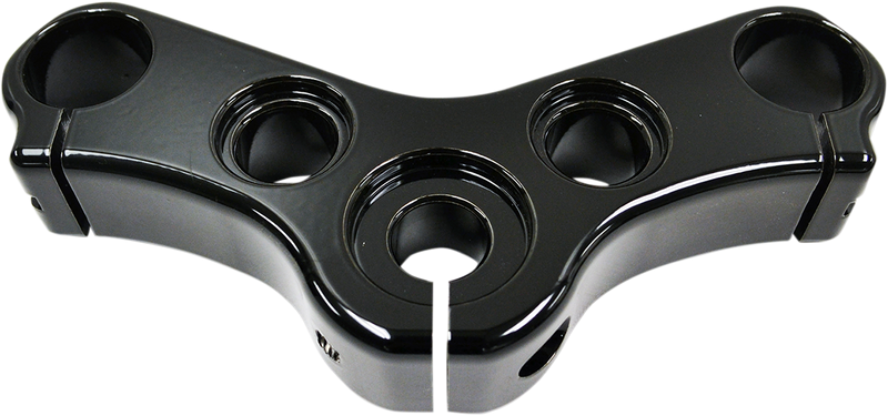 LA CHOPPERS Top Triple Clamp - Gloss Black Powdercoat Finish - '10-'15 XL1200X LA-7433-05B
