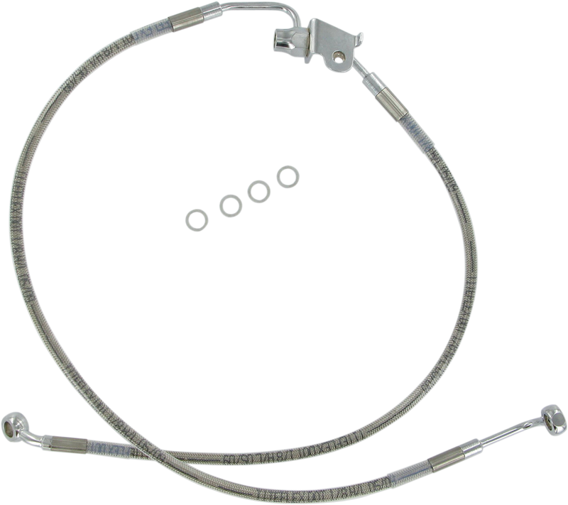 DRAG SPECIALTIES Brake Line - Rear - Stainless Steel ACTUALY A REAR BRAKE LINE 640229