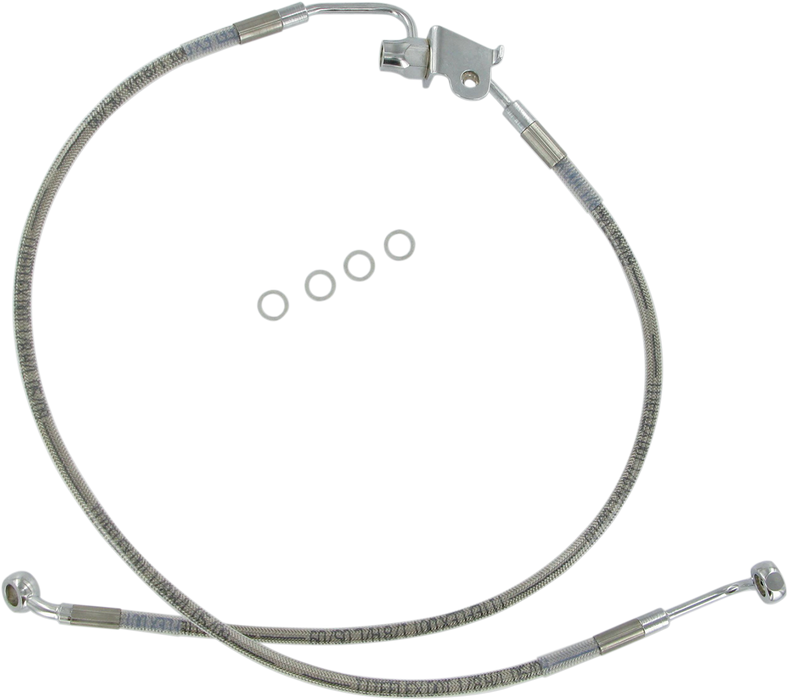 DRAG SPECIALTIES Brake Line - Rear - Stainless Steel ACTUALY A REAR BRAKE LINE 640229