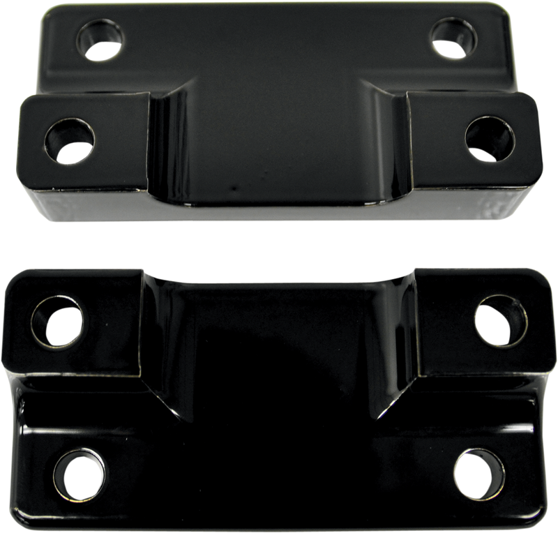 DRAG SPECIALTIES Fender-To-Fork Adapters - Gloss Black 1410-0064