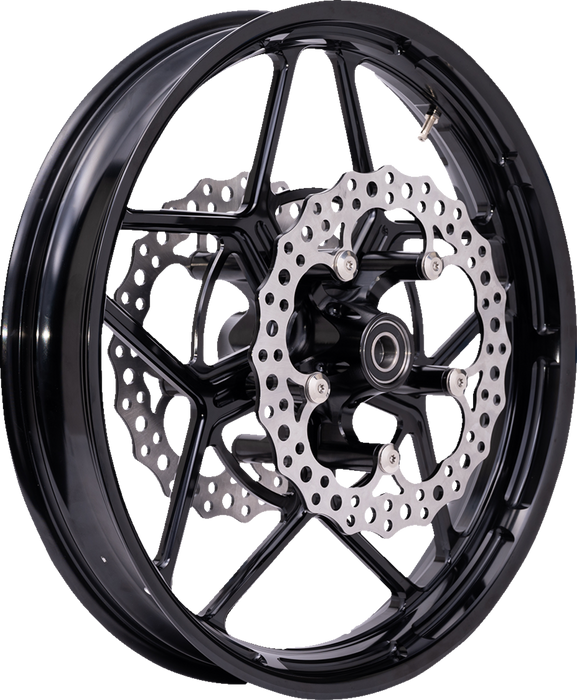 ARLEN NESS Hub - Spider - Dual Disc - Front - Black 71-660