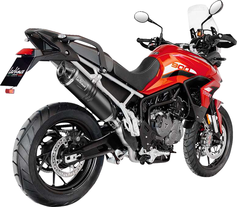 LEOVINCE LV One Evo Slip-On Muffler - Black Edition 14352EB