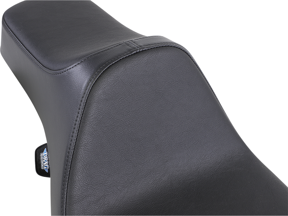 DRAG SPECIALTIES Extended Reach Predator III Seat - Smooth - Black NOT A 2-UP SEAT 8011368