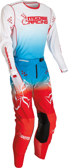 MOOSE RACING Agroid Jersey - Red/White/Blue - XL 2910-6991