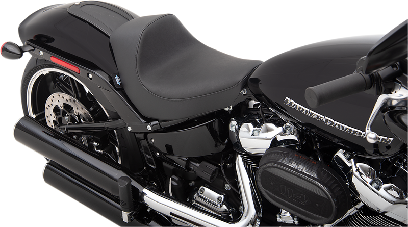 DRAG SPECIALTIES EZ-Solo Seat - Smooth - Vinyl - FXBR/S ACT EZ-ON MOUNT STYLE 0802-1270