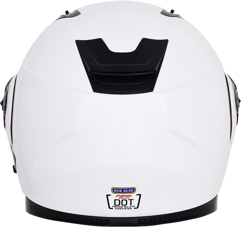AFX FX-111 Motorcycle Helmet - Pearl White - Medium 0100-1795