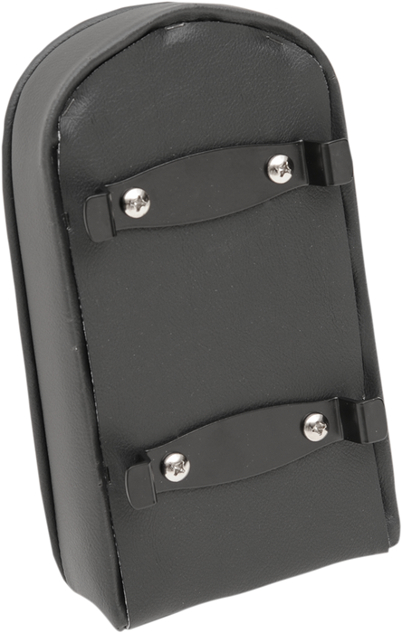 DRAG SPECIALTIES Sissy Bar Pad - Tall - Pillow W/Piping - Black 0822-0300