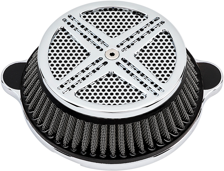 LA CHOPPERS XXX Air Cleaner - Chrome - M8 LA-2390-03