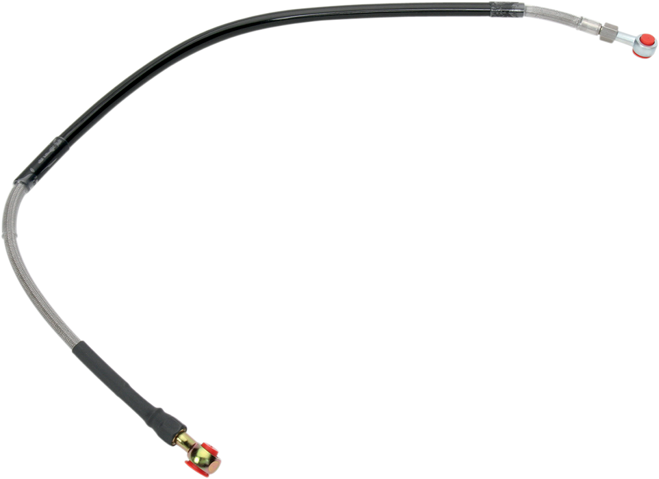 MOOSE RACING Brake Line - Rear - Stainless Steel - DR-Z 400 E HS01-2-027/P