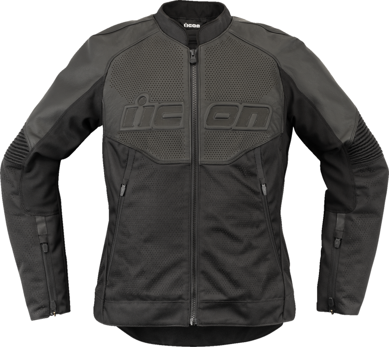 ICON Women's Overlord3™ Leather Jacket - Black - Small 28131083