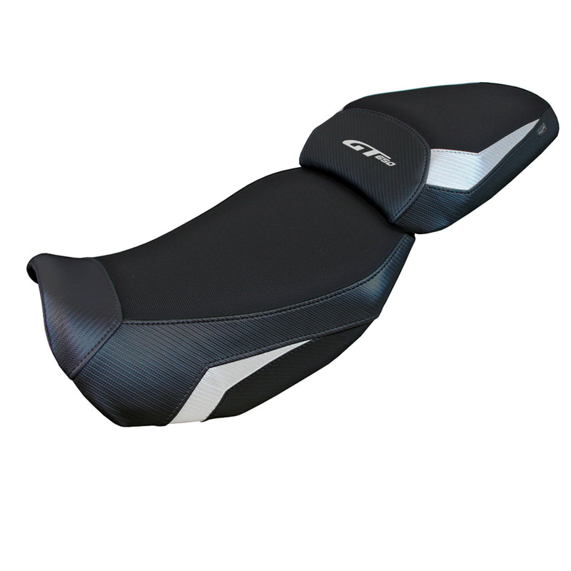 CF Moto 650GT 2021-2024 Seat Cover Tappezzeria Italia in White and Black