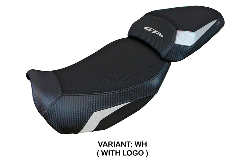 CF Moto 650GT 2021-2024 Seat Cover Tappezzeria Italia in White and Black