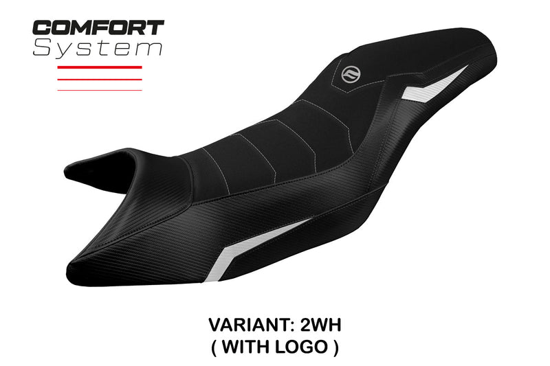 CF Moto 650MT 700MT 2019-2024 Seat Cover Tappezzeria Italia Comfort in White