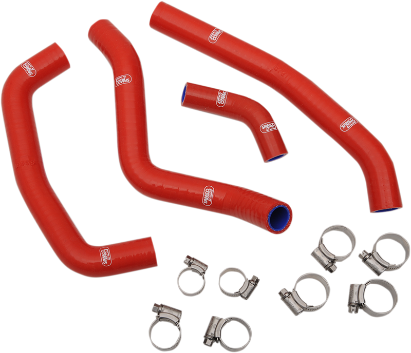 MOOSE RACING Race Fit Radiator Hose Kit - Red - Honda MBU-HON-116-RD