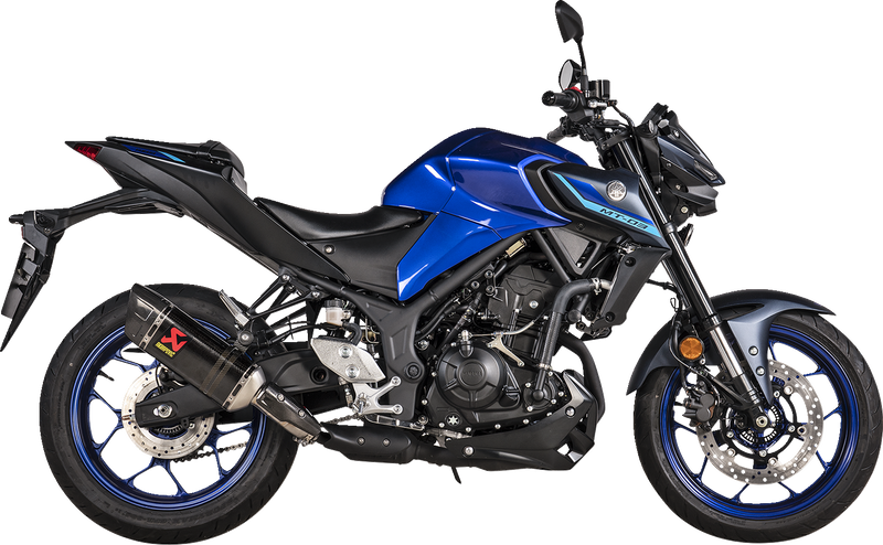Yamaha R3 MT03 2022-2024 Exhaust Akrapovic Slip On Carbon Fiber S-Y3SO5-HAPC