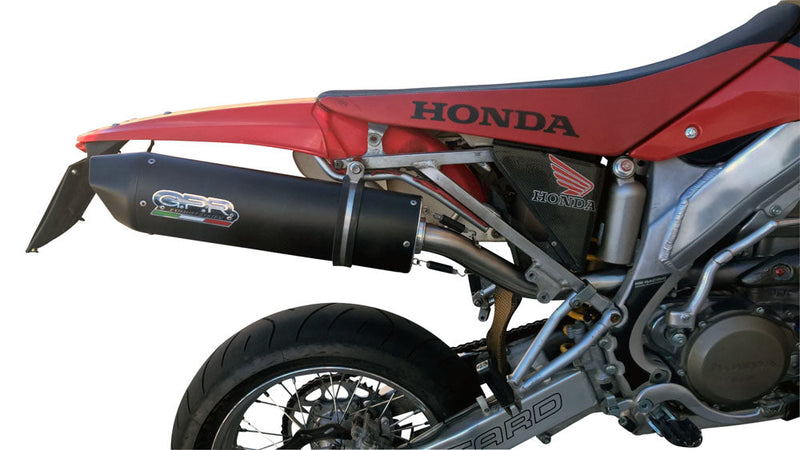 GPR Exhaust System Honda CRF450R CRF450E 2005-2005, Furore Poppy, Full System Exhaust, Including Removable DB Killer