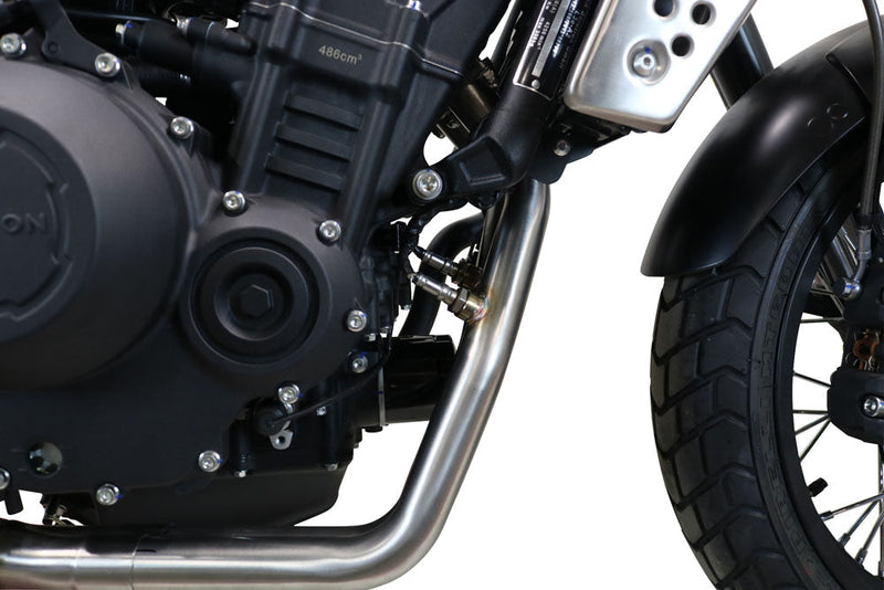 GPR Exhaust for Brixton Crossfire 500 X 2020-2021, Decatalizzatore, Decat pipe
