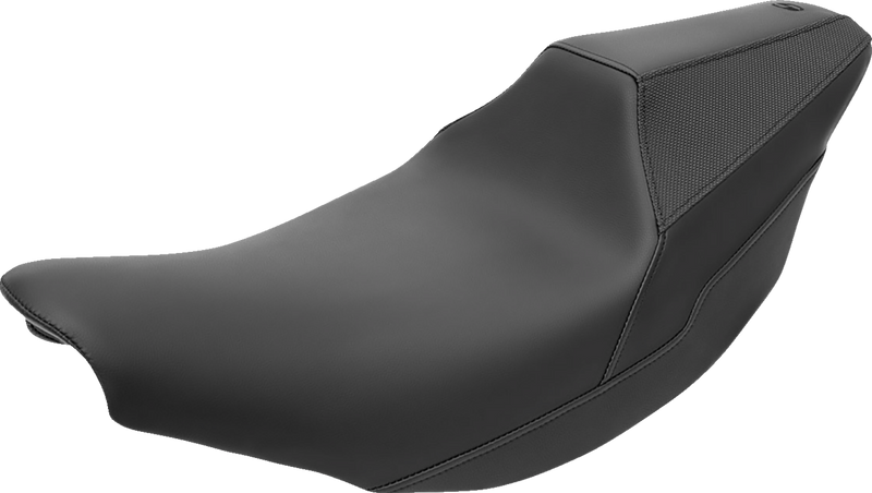 SADDLEMEN Carey Hart Signature Series Seat - Black w/ Black Stitching - Indian '14-'23 I14-07-HART