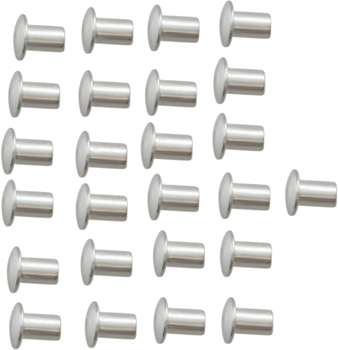 DRAG SPECIALTIES Heavy-Duty Front Fender Rivet - Stainless Steel - 1/4" x 5/15" - 25-Pack 091012-HC3