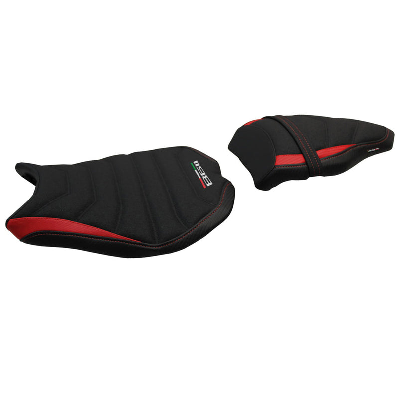 Ducati 1198 2007-2013 Seat Cover Tappezzeria Italia Ultragrip in Red and Black