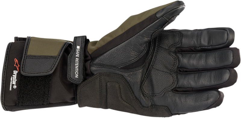 ALPINESTARS Denali Aerogel Drystar® Gloves - Black Forest/Fluo Yellow - Small 3526922-1685-S