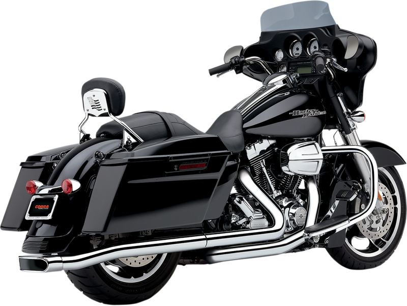 COBRA Center Pro Mufflers - Chrome - '09-'16 FL 6217