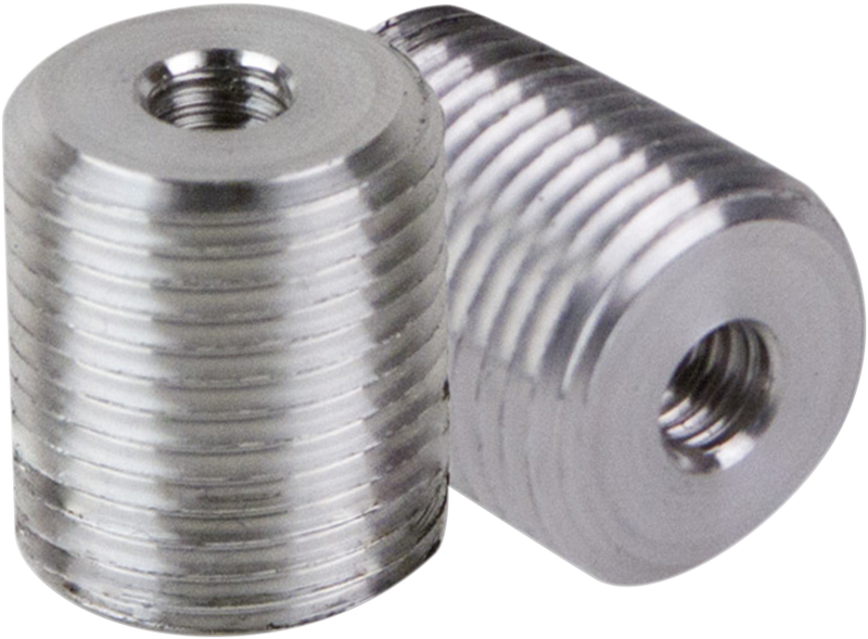 DRIVEN RACING Adapter - Mirror - Handlebar End - Silver - Halo DBEW-ADP-DUC