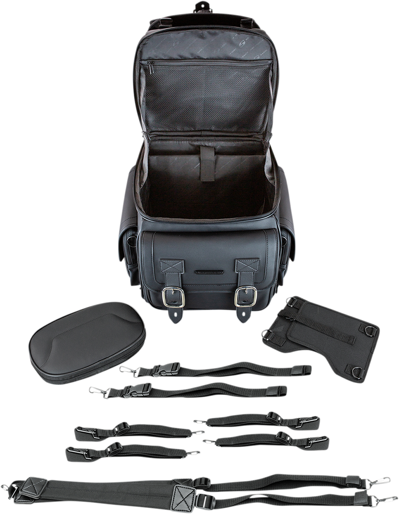 SADDLEMEN BR3400D Sissy Bar Bag - Black EX000972