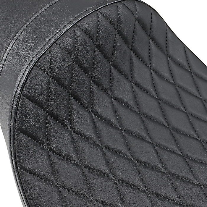 DRAG SPECIALTIES Extended Predator Seat - Diamond - '04-'20 XL NO RUBBER BUMPERS 0804-0611