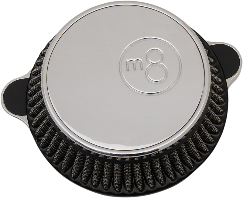 LA CHOPPERS 8-Ball Air Cleaner - Chrome - M8 LA-2391-03