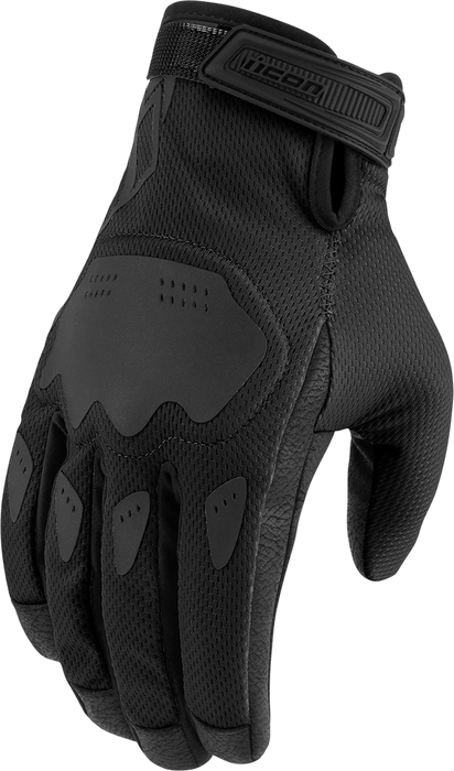 ICON Women's Hooligan™ CE Motorcycle Gloves - Black - Small 3302-0844