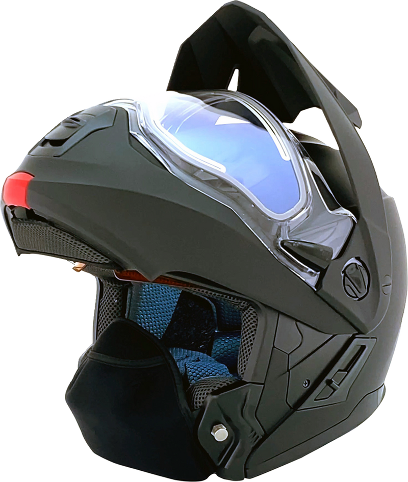 AFX FX-111DS Snow Motorcycle Helmet - Electric - Matte Black - XL 0120-0802