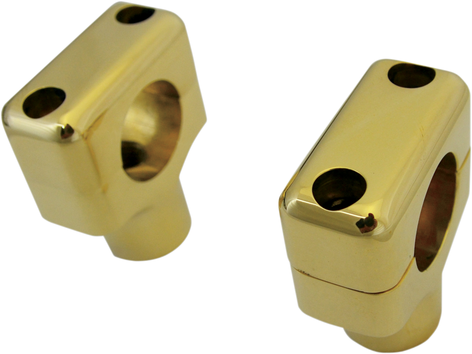 LA CHOPPERS Risers - 1-1/2" - Brass - Polished LA-7401-50