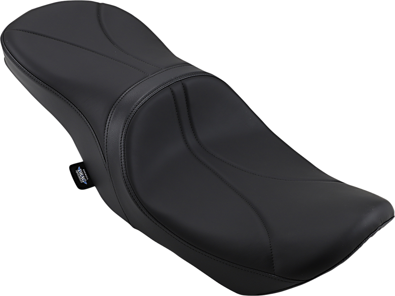 DRAG SPECIALTIES Low Touring Seat - Mild Stitched - Ness Winged Tanks - FL '08-'22 0801-1077