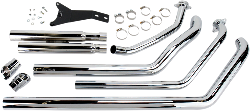 COBRA Streetrod Slashdown Exhaust 3918