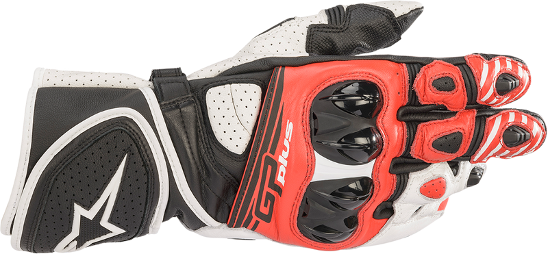 ALPINESTARS GP Plus R v2 Gloves - Black/White/Red - Small 3556520-1304-S