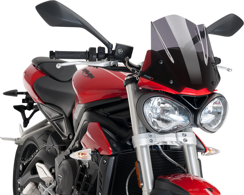 PUIG HI-TECH PARTS New Generation Sport Windscreen - Dark Smoke 9999F