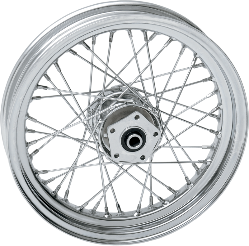 DRAG SPECIALTIES Front Wheel - Single Disc/No ABS - Chrome - 16"x3.00" - '86-'99 FLST 74287N