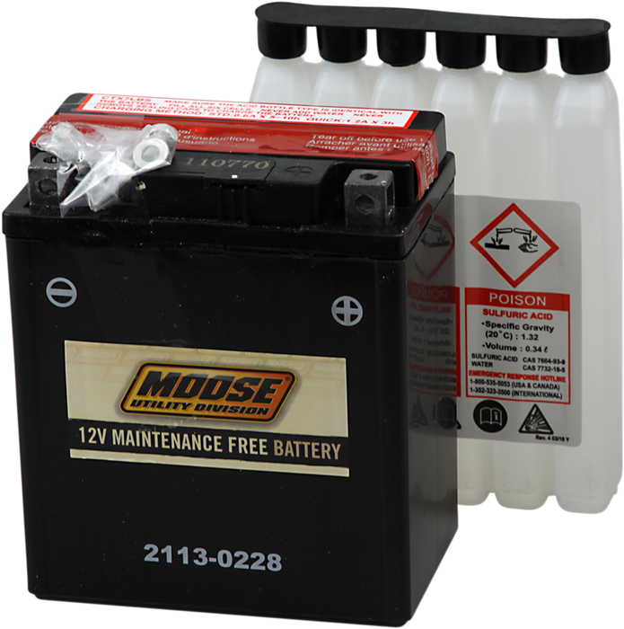 MOOSE UTILITY AGM Battery - YTX7L-BS 2113-0228