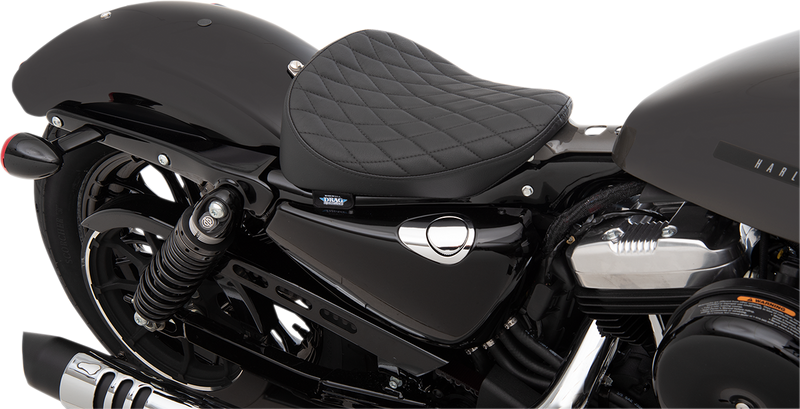 DRAG SPECIALTIES Bobber Solo Seat - Diamond - Vinyl - '10 - '22 XL 0804-0738