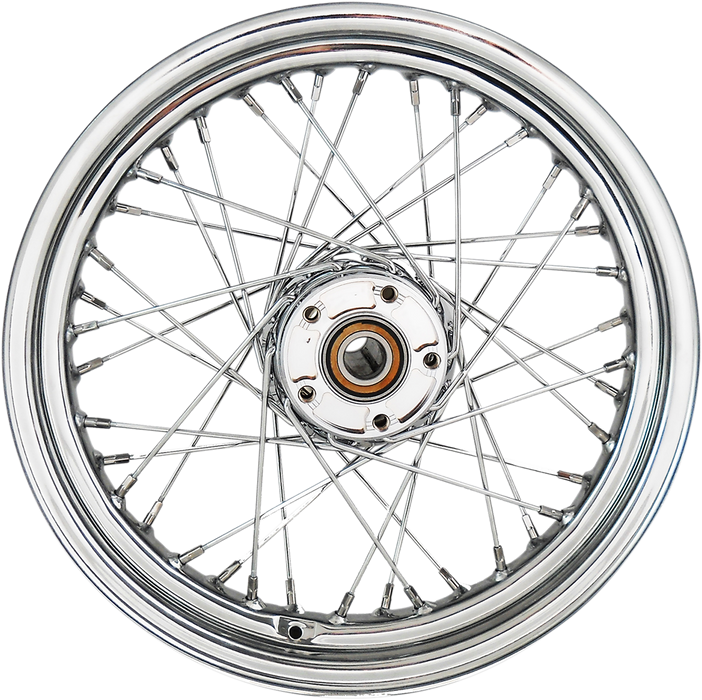 DRAG SPECIALTIES Rear Wheel - Single Disc/No ABS - Chrome - 16"x3.00" - '08-'17 FITS SOFTAIL N/F DRESSERS 64390A