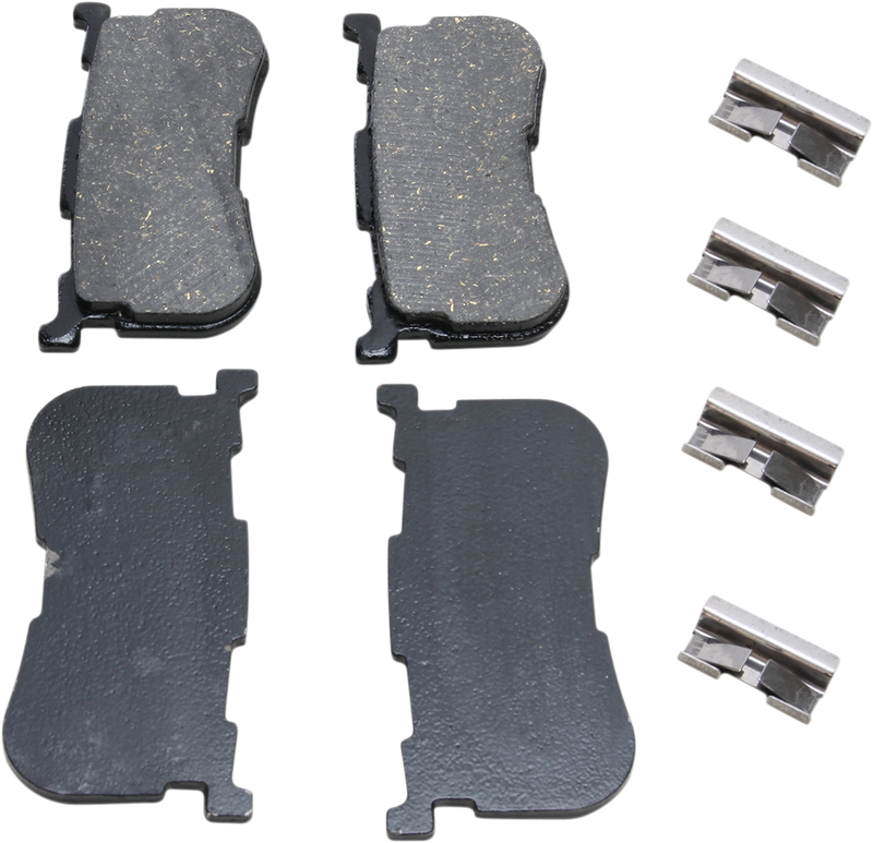 DRAG SPECIALTIES Organic Brake Pads - Trike FIT 14-18 MODELS ONLY FAD641/4V