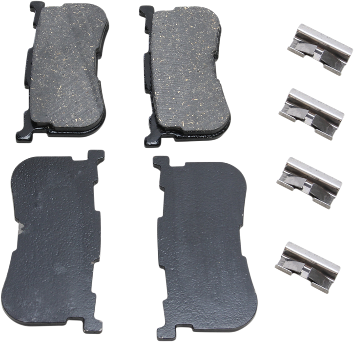 DRAG SPECIALTIES Organic Brake Pads - Trike FIT 14-18 MODELS ONLY FAD641/4V