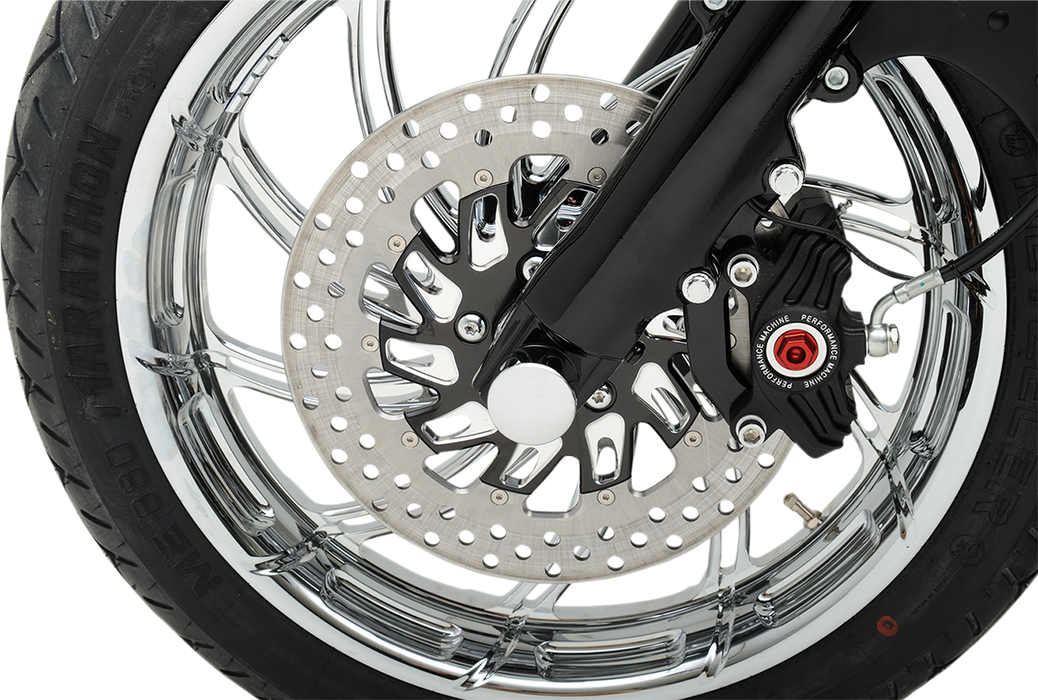 DRAG SPECIALTIES Axle Caps - Chrome - Front W16-0331