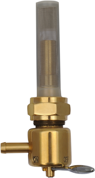 DRAG SPECIALTIES Forward Round Petcock - Bronze 1/4" OUTLET, 5/16" BARB 03-0074BRL