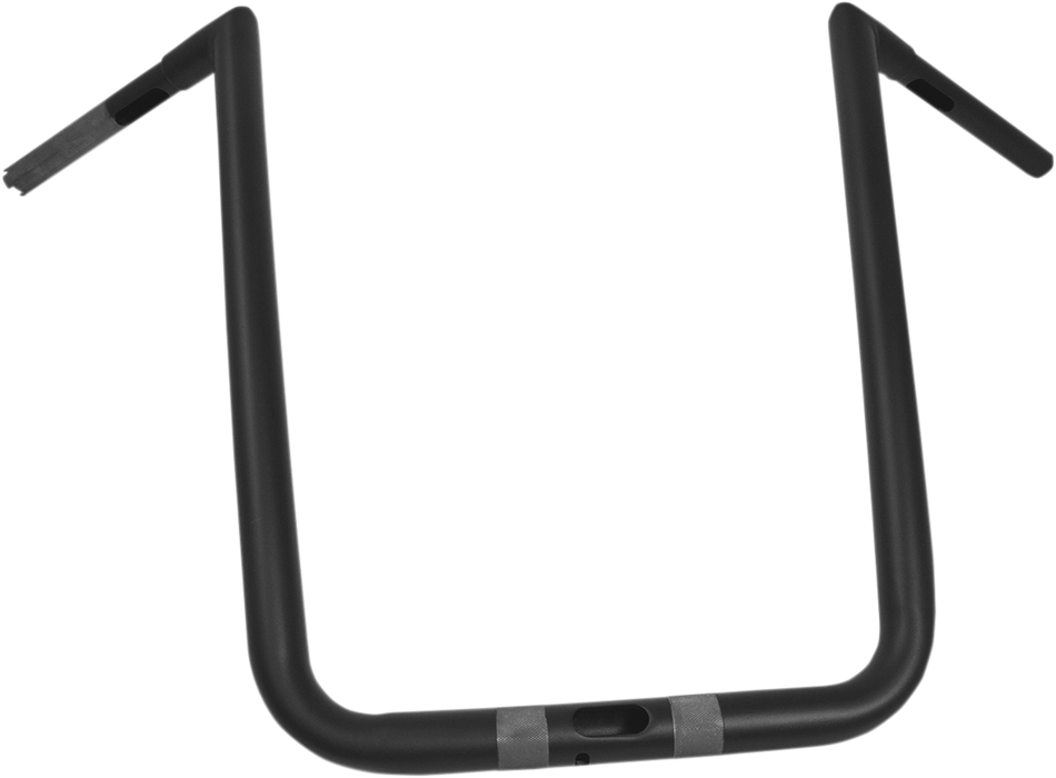 LA CHOPPERS Handlebar - Hefty Twin Peaks - 19" - Flat Black LA-7312-69M